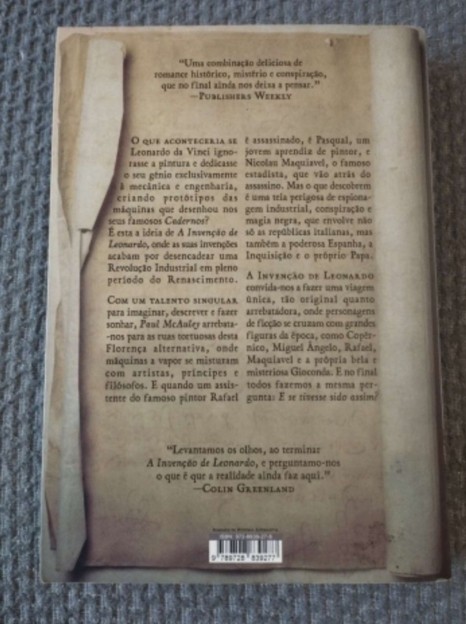 Invenção de Leonardo - Paul J. McAuley