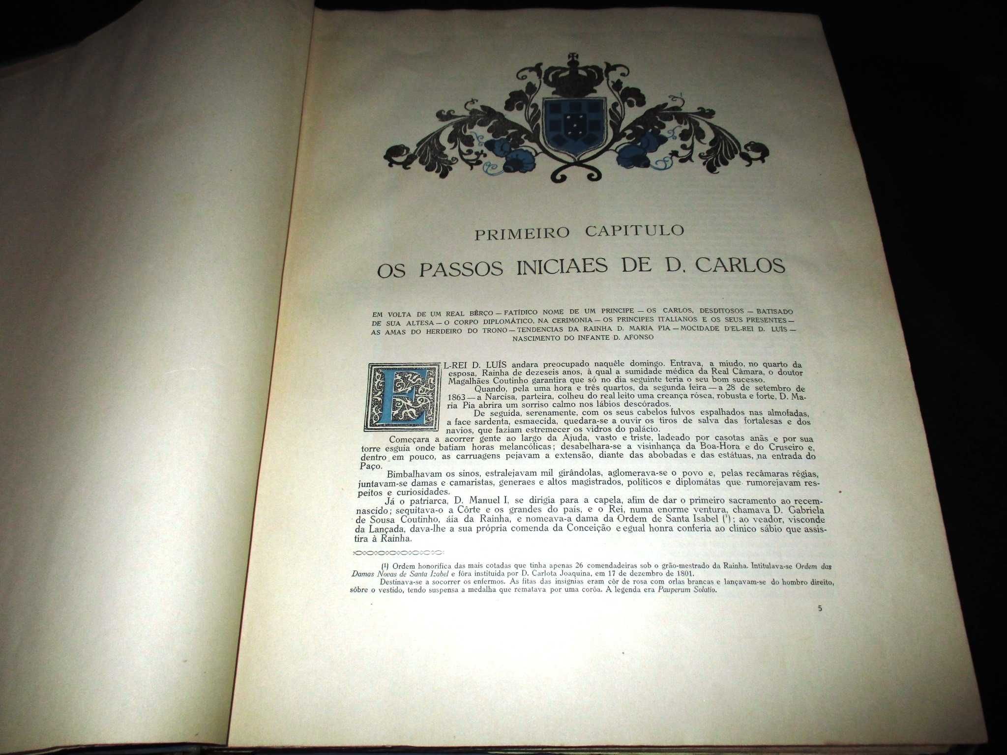 Livro D. Carlos História do seu reinado Rocha Martins 1926