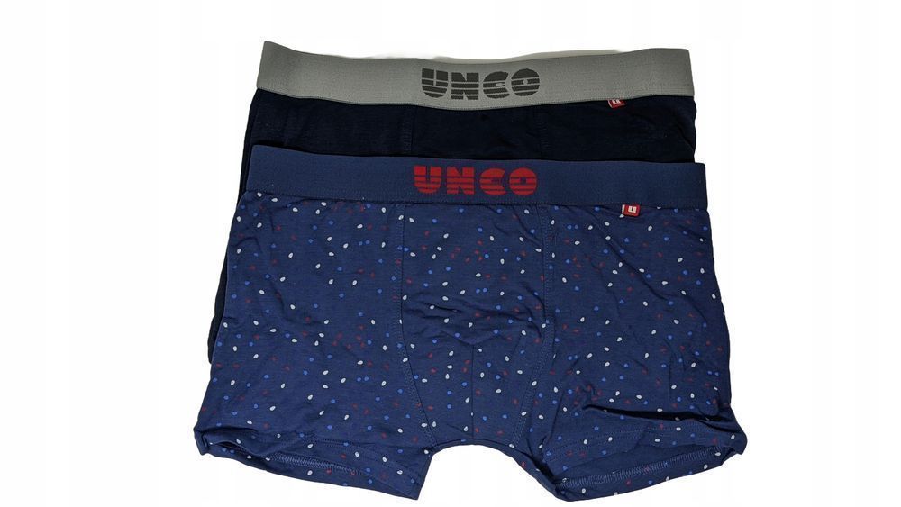 Majtki Bokserki Unco Underwear 2-Pak Bawełna R. M (74 Cm)