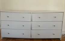Comoda branca 6 gavetas