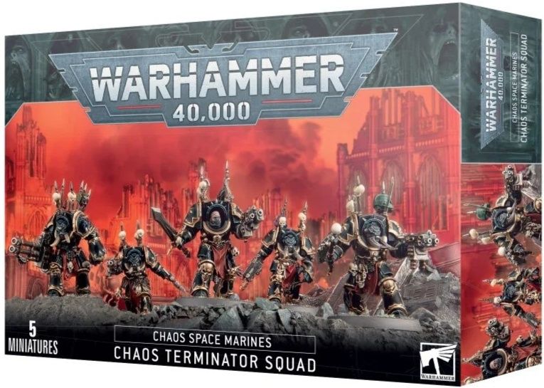 Chaos Terminator Squad, Вархамер, Warhammer,