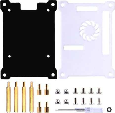 obudowa do Raspberry Pi Model 4B/3B+/3B/2B otwarta z wentylatorem 177