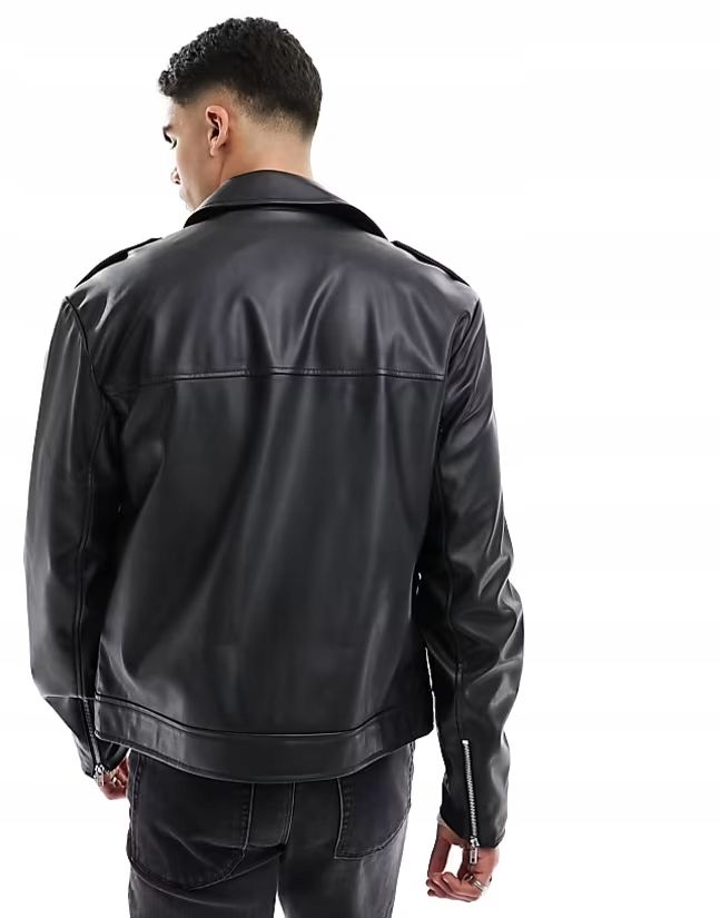 aso design s czarna kurtka eko skóra j28755