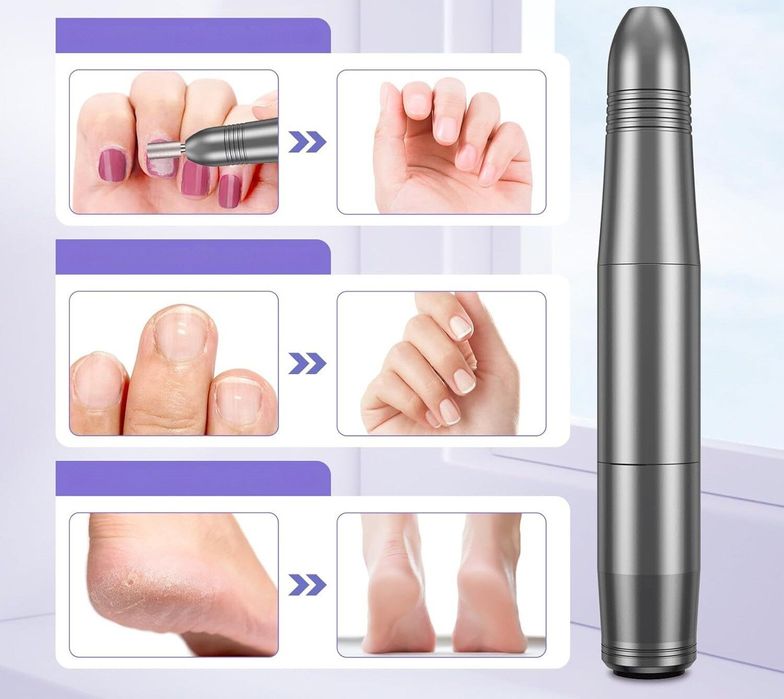 Frezarka do paznokci 20000 obr/min manicure pedicure żel akryl hybryda