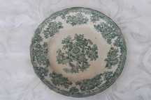 1 prato flores verdes- Faisão Sacavém selo ano 1905 com 23 cm.