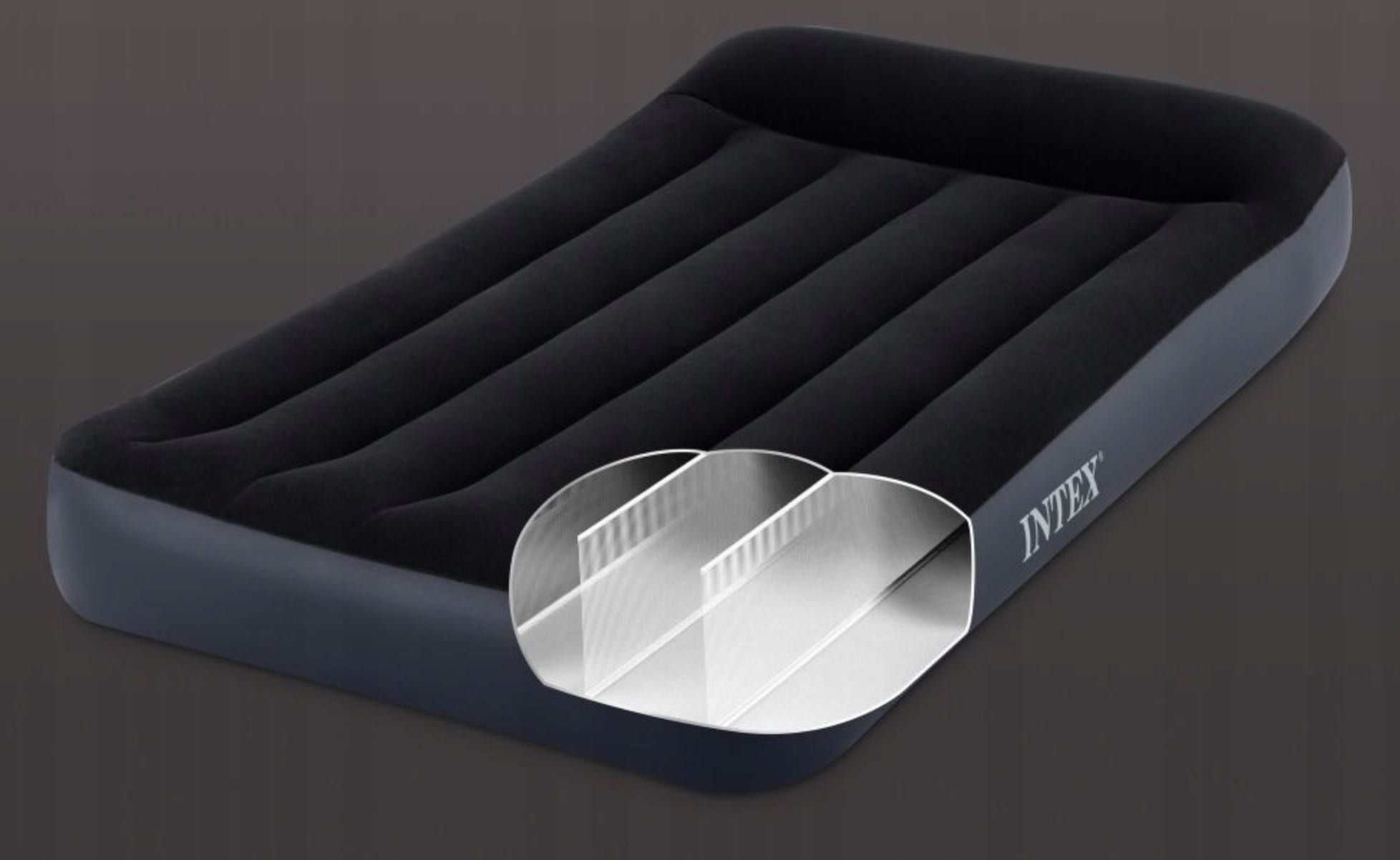 Materac INTEX 203x152x25 Wygodny Welur idealny pod namiot