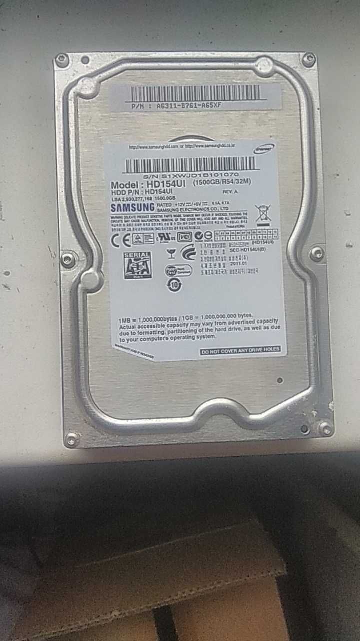 Жёсткий диск hdd Samsung 1500gb