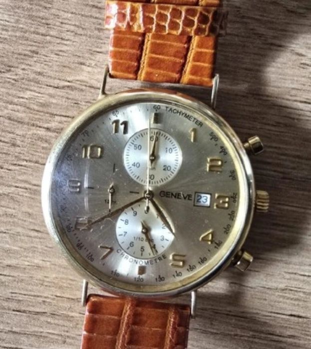 Zegarek męski złoty Geneve