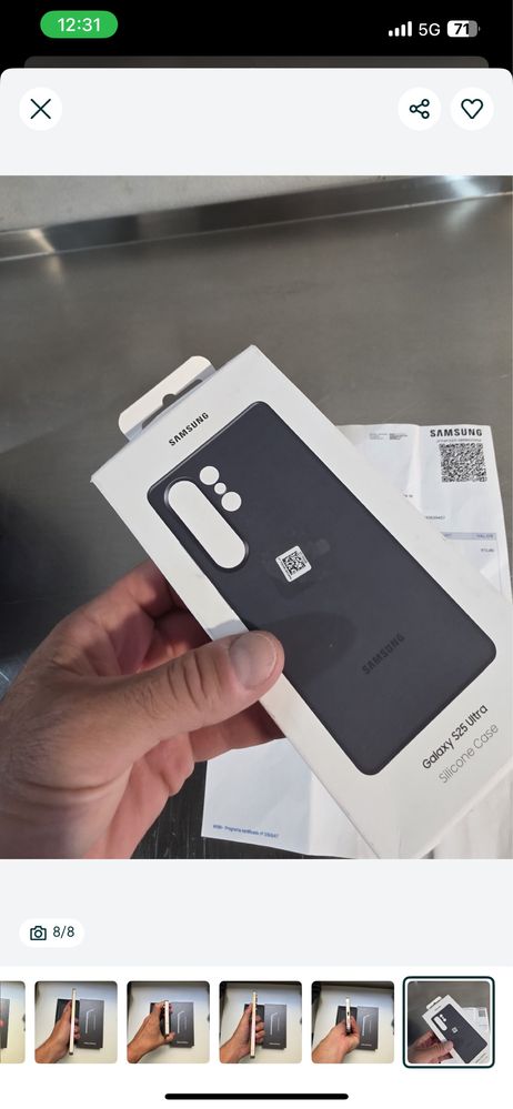 Samsung Galaxy S25 Ultra Cinza Titanio 256GB NOVO c/fatura e garantia
