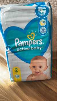 Pampers 2 active baby підгузки