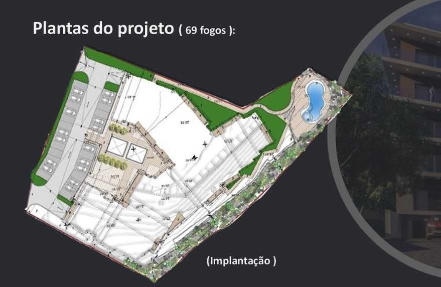 Terreno com Projeto aprovado para 69 apartamentos