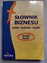 Słownik biznesu polsko-angielsko-rosyjski