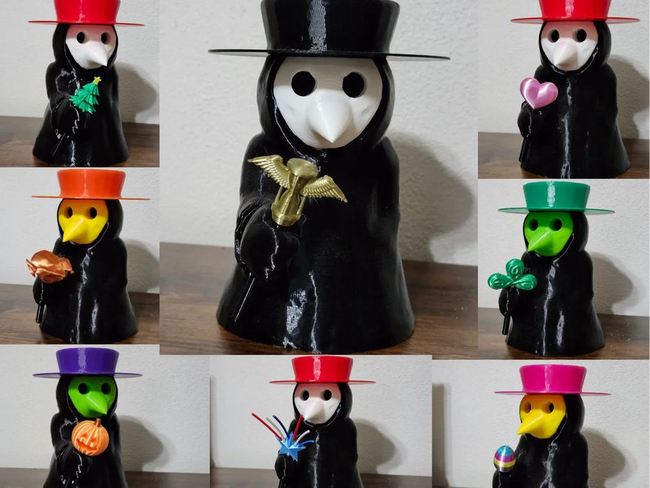 Conjunto "Médico da Peste" para Brincar