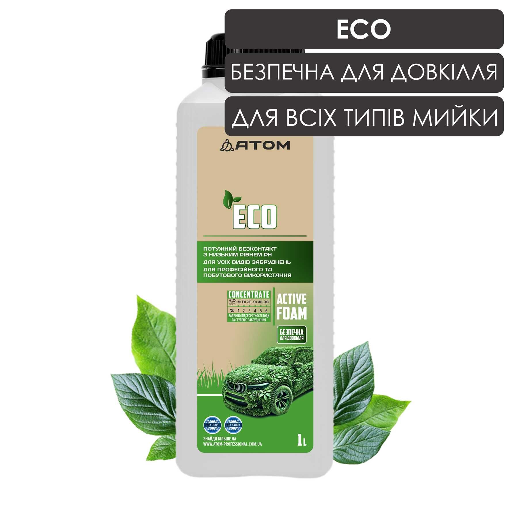 Активна піна ATOM "ECO", 1L