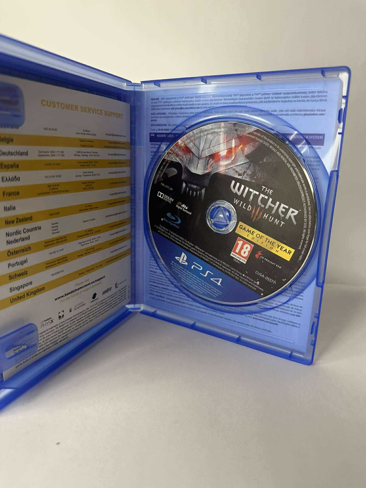 Gra na ps 4 THE WITCHER WILD HUNT (1158/25) tyl