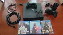 PlayStation 4 500GB Slim 2 Pady +Ładowarka Gry  1Właściciel BDB stan