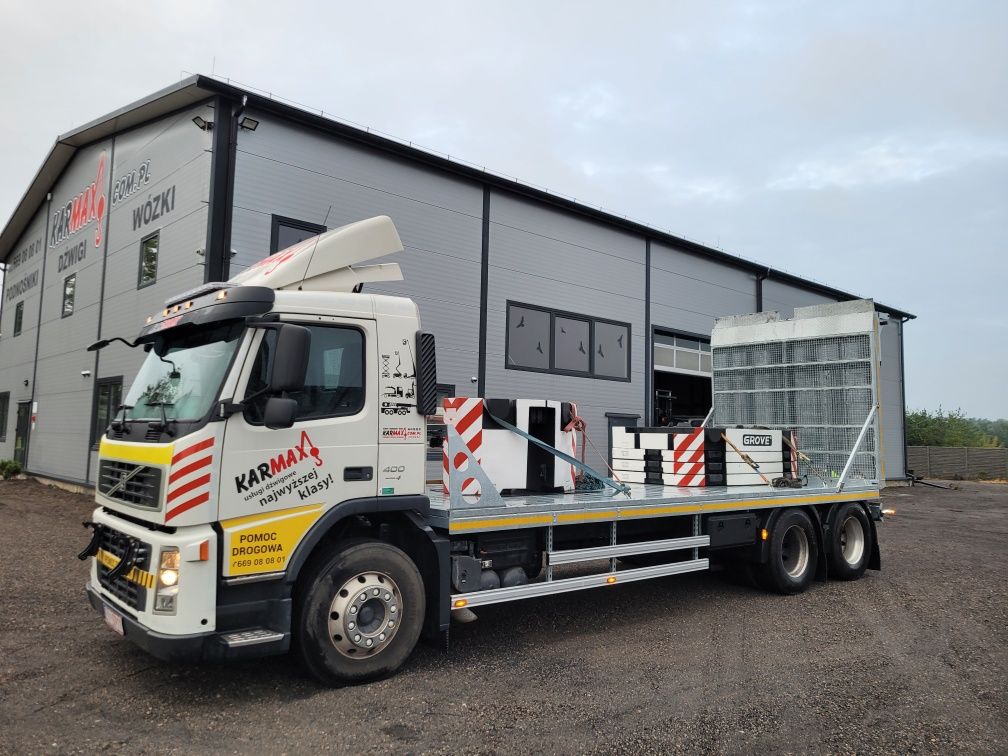Transport autolaweta pomocy drogowa holowanie S8