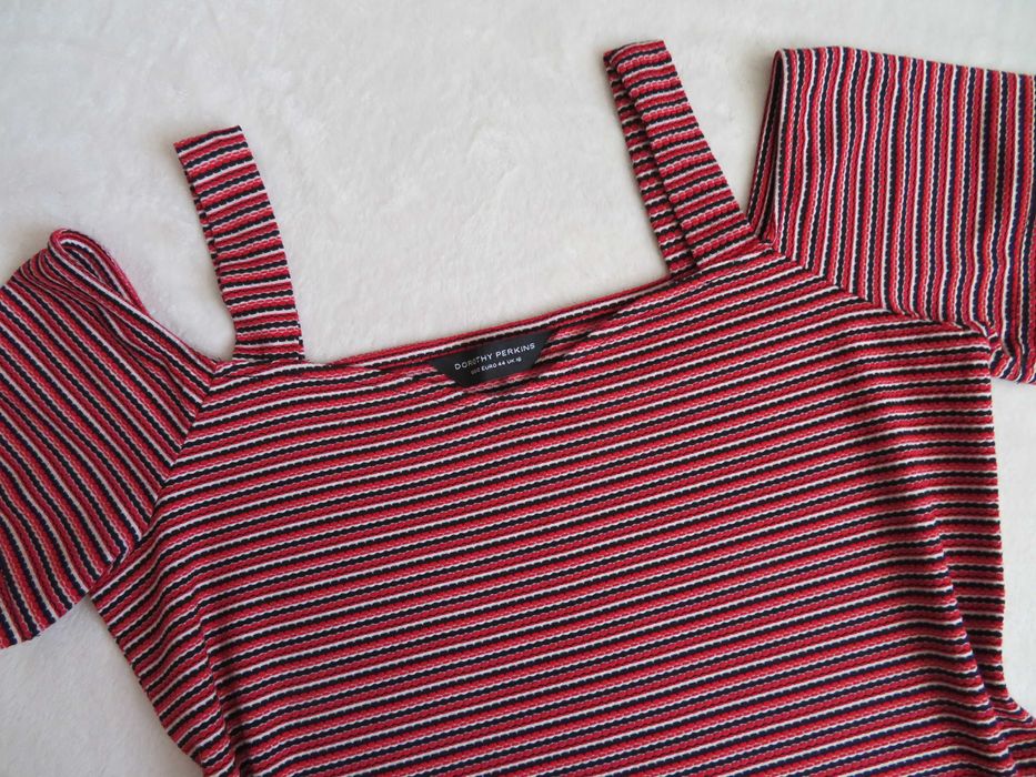 DOROTHY PERKINS j.NOWA bluzka damska odkryte ramiona koszulka top 40 L