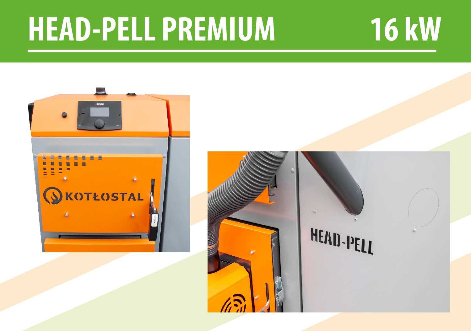 Kocioł na pellet HEAD-PELL PREMIUM moc 16 kW