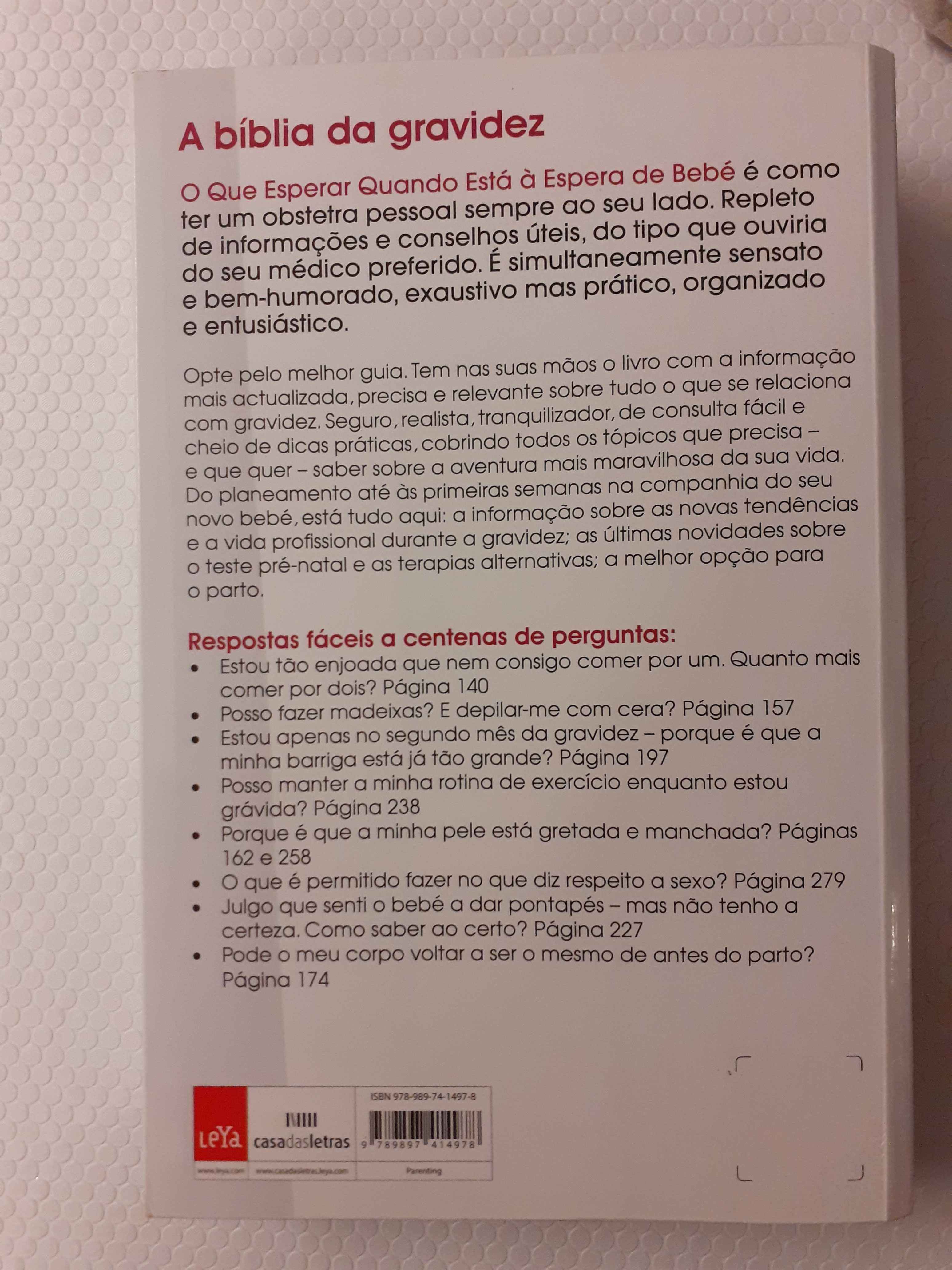 Livro "O Que Esperar Quando Está à Espera de Bebé"