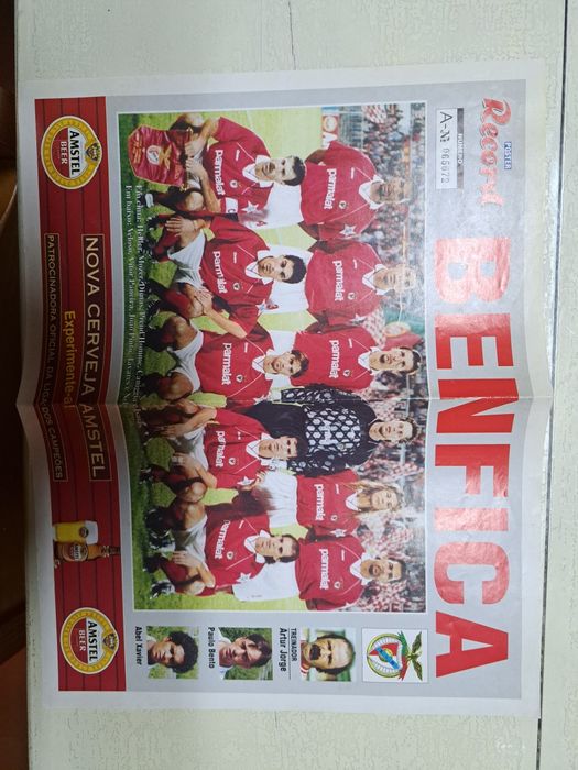 Itens coleccionáveis do benfica antigos