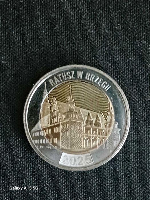 5 złotych Okolicznościowe Ratusz w Brzegu 2025 r - mennicze
