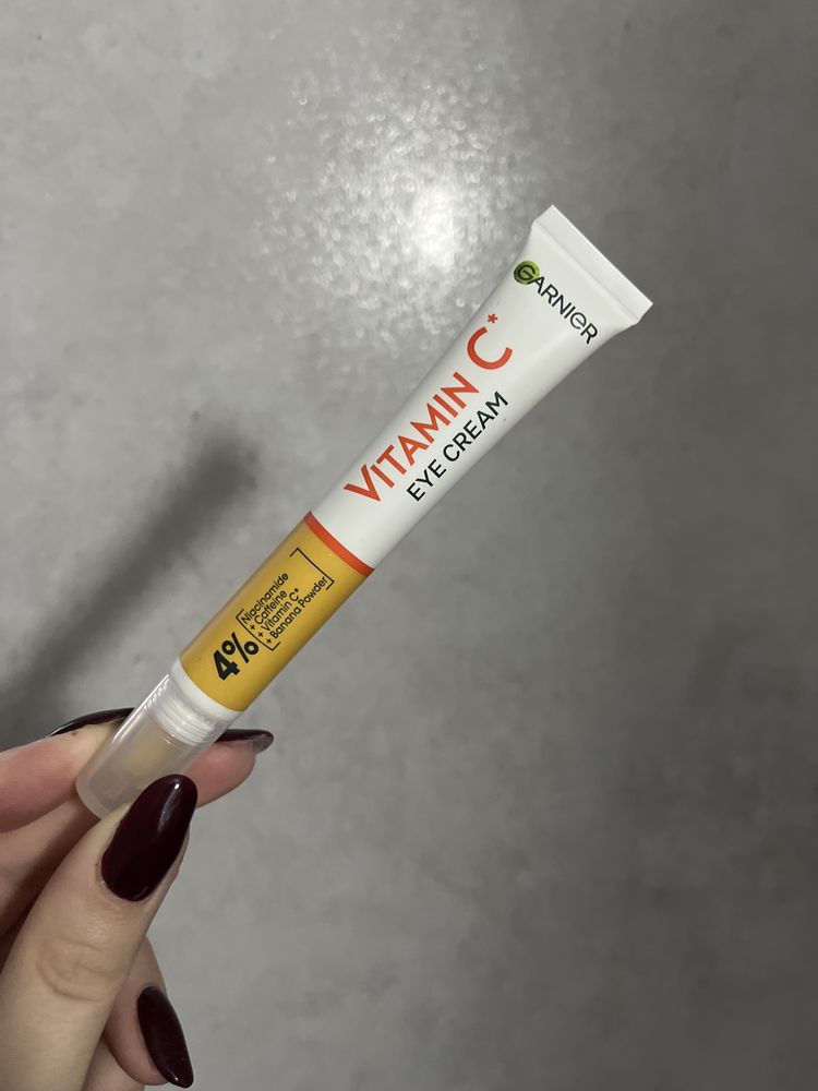 Krem pod oczy Garnier Vitamin C raz użyty pełny