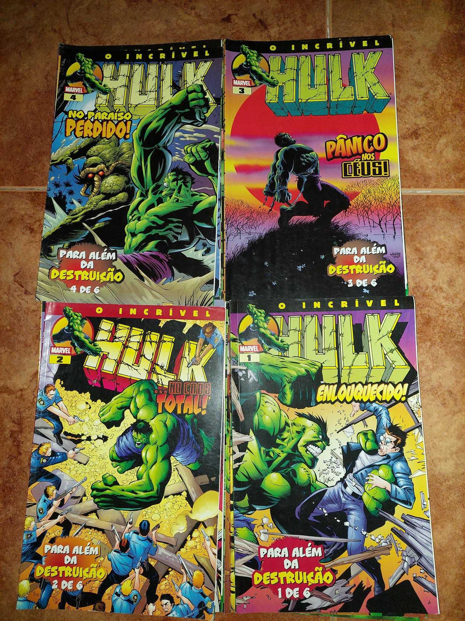 20 livros do Incrivel Hulk