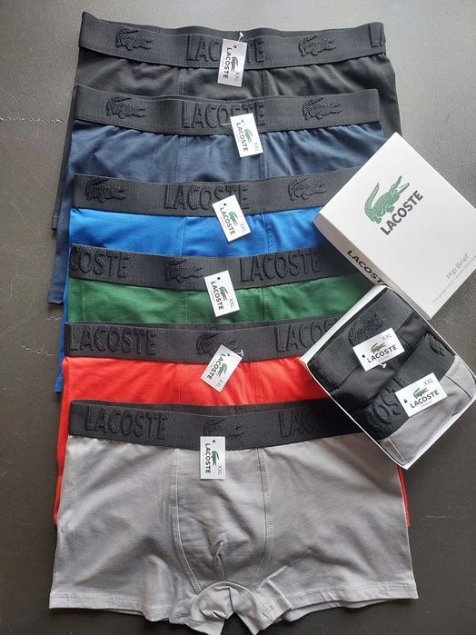 Мужские трусы Lacoste 3D. Чоловічі боксери Лакост