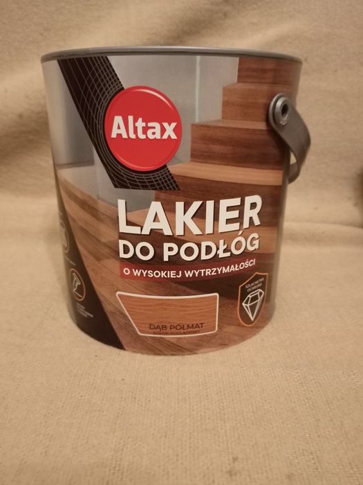 Lakier Do Podłóg ALTAX kolor Brąz puszka 2,5 litra WARTO !!