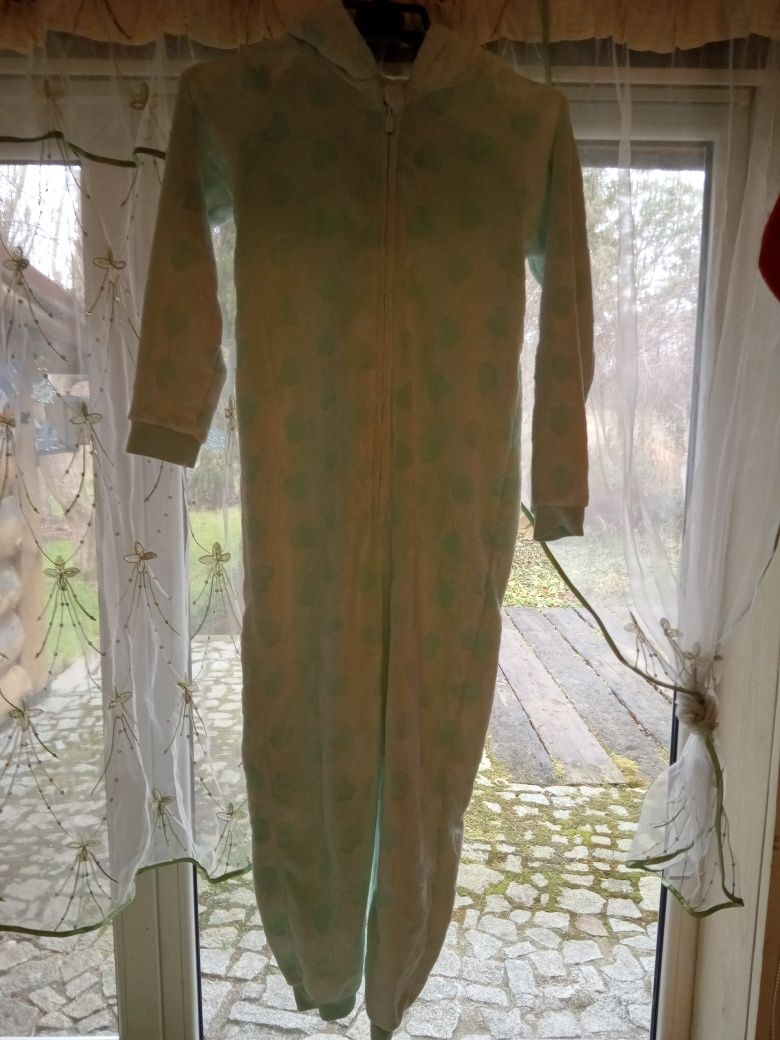 Pajac polarowy strój jednorożca r.146