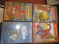 4 dvd's - Homem aranha,O capuc. vermelho, À proc. de Nemo e Leopoldina