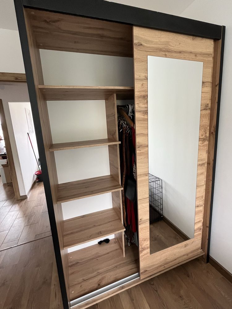 Szafa Agata Meble do sypialni przesuwna podwojna 140 cm