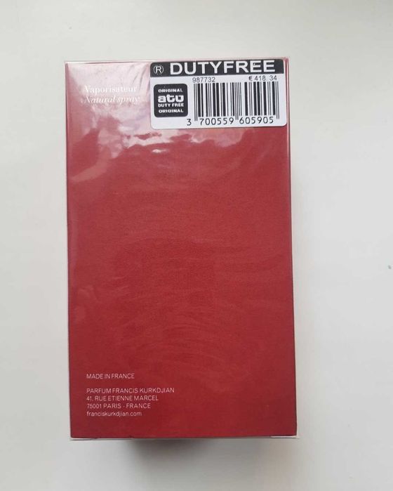 Kurkdjian Baccarat Rouge 540 Extrait De Parfum баккара руж екстракт