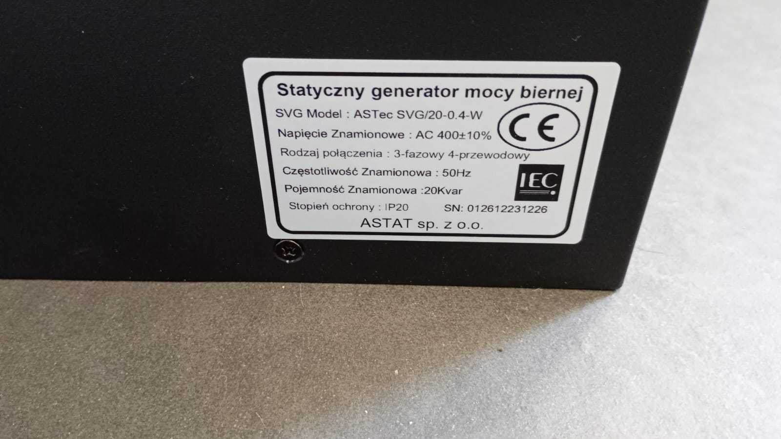 Kompensator mocy biernej 10 Kvar 20 Kvar wraz z przekładnikami Tychy