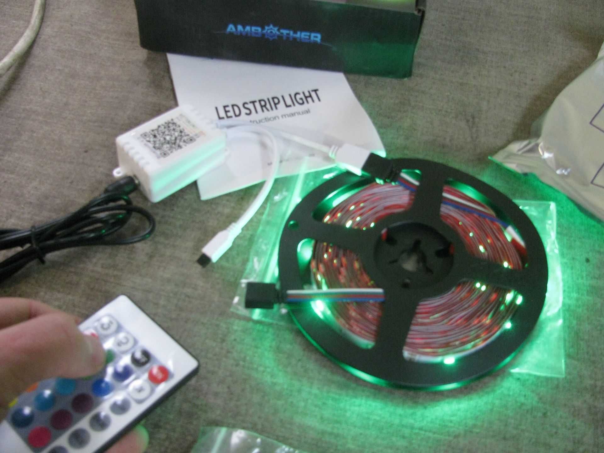 RGB LED лента з пультом управления  5м AMBOTHER из Германии