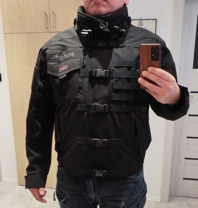 Kurtka taktyczna SHTORM, czarna, XXL, prod. UA