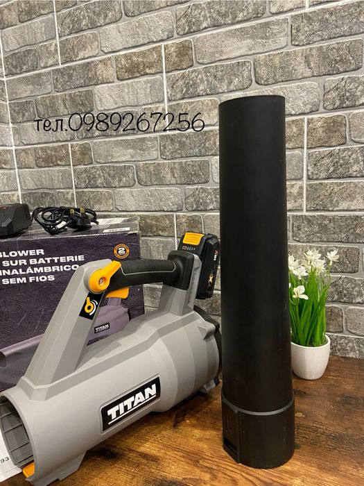 Акумуляторна повітродувка, вуличний пилосос, Titan з АНГЛІЇ