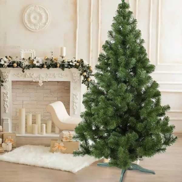 ЕЛКА Искусственная зеленая 1м/1,3м/1,5м/1,8м/2м/2,2м/2,5м/3 Ялинка ПВХ