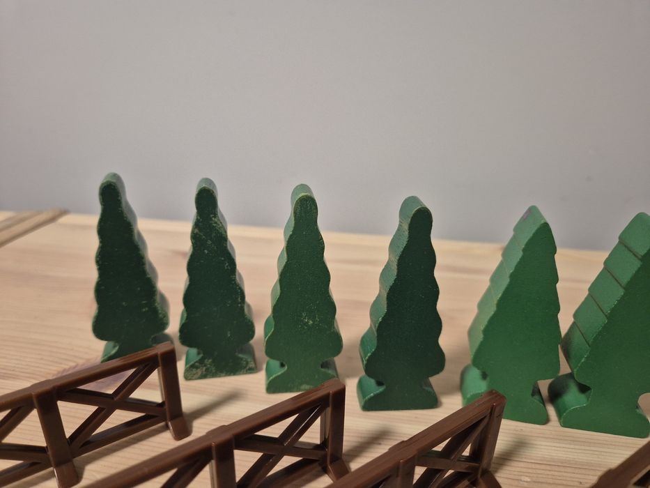 Drzewa płotki do kolejki drewnianej playtive