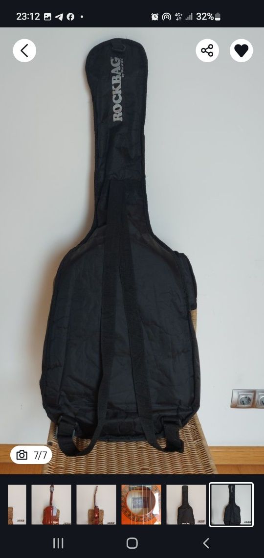 Guitarra viola como nova