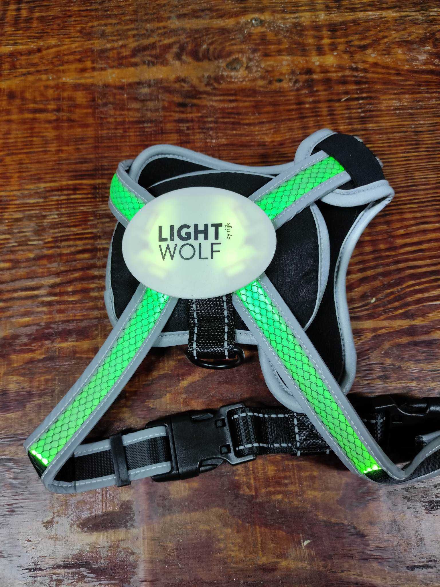 Uprząż dla psa LED, ładowana przez USB