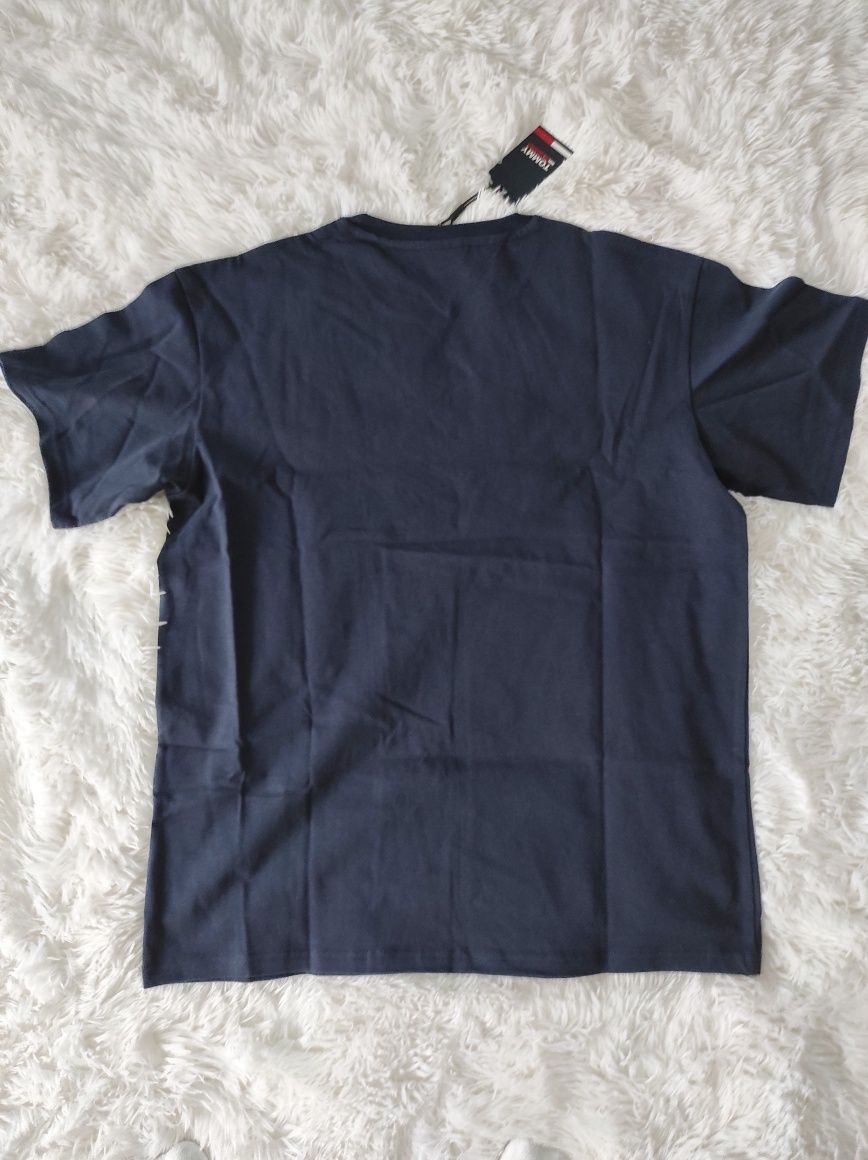 Tommy Jeans - T-shirt męski XL 100% bawełna