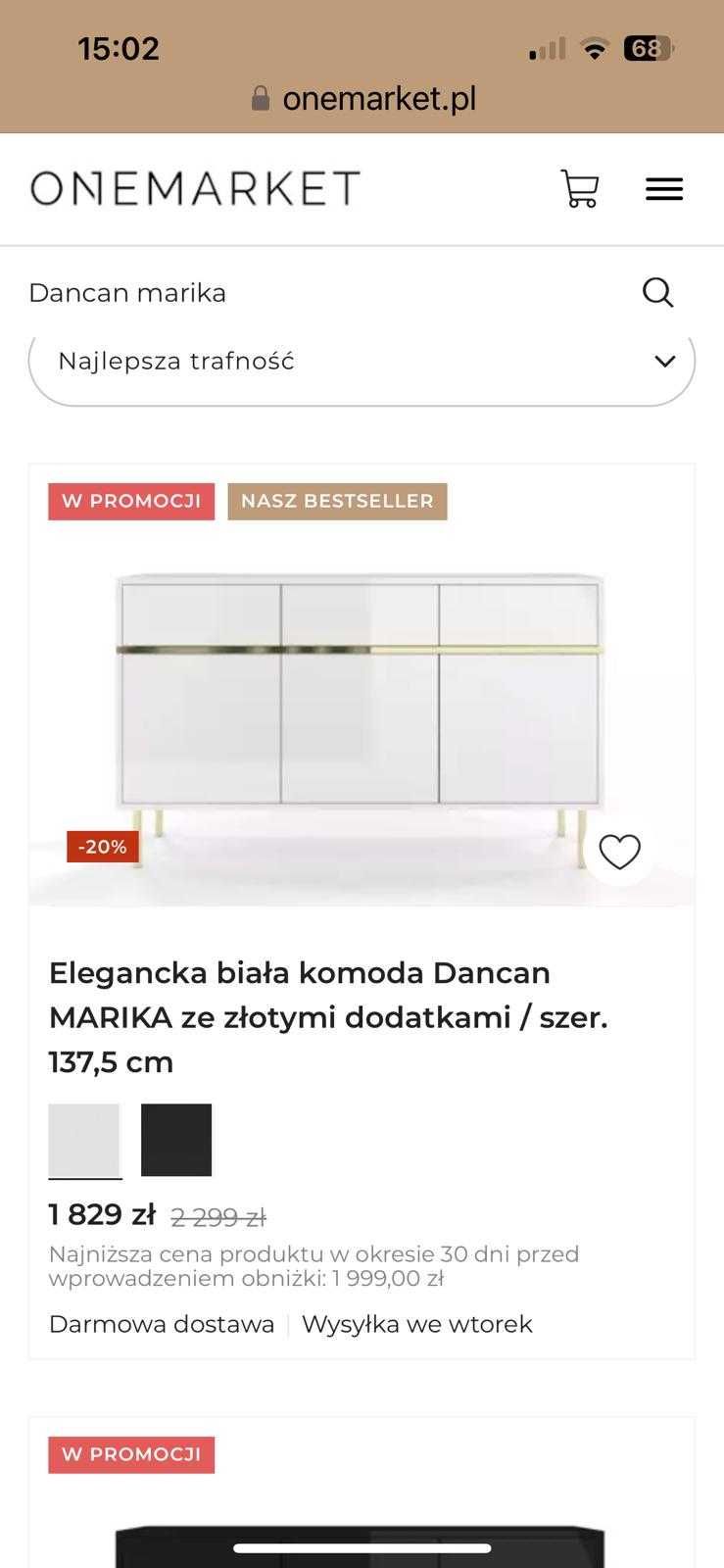 Zestaw nowoczesnych mebli