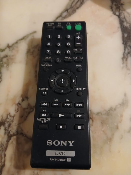 Pilot SONY RMT- D187P, do DVD