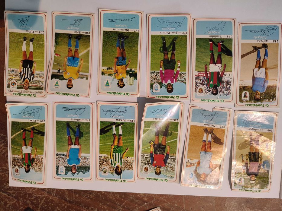 47 Cromos de Futebol antigos