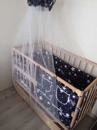 Колиска-дитяче ліжечко з ящиком для зберігання, маятниковий механізм