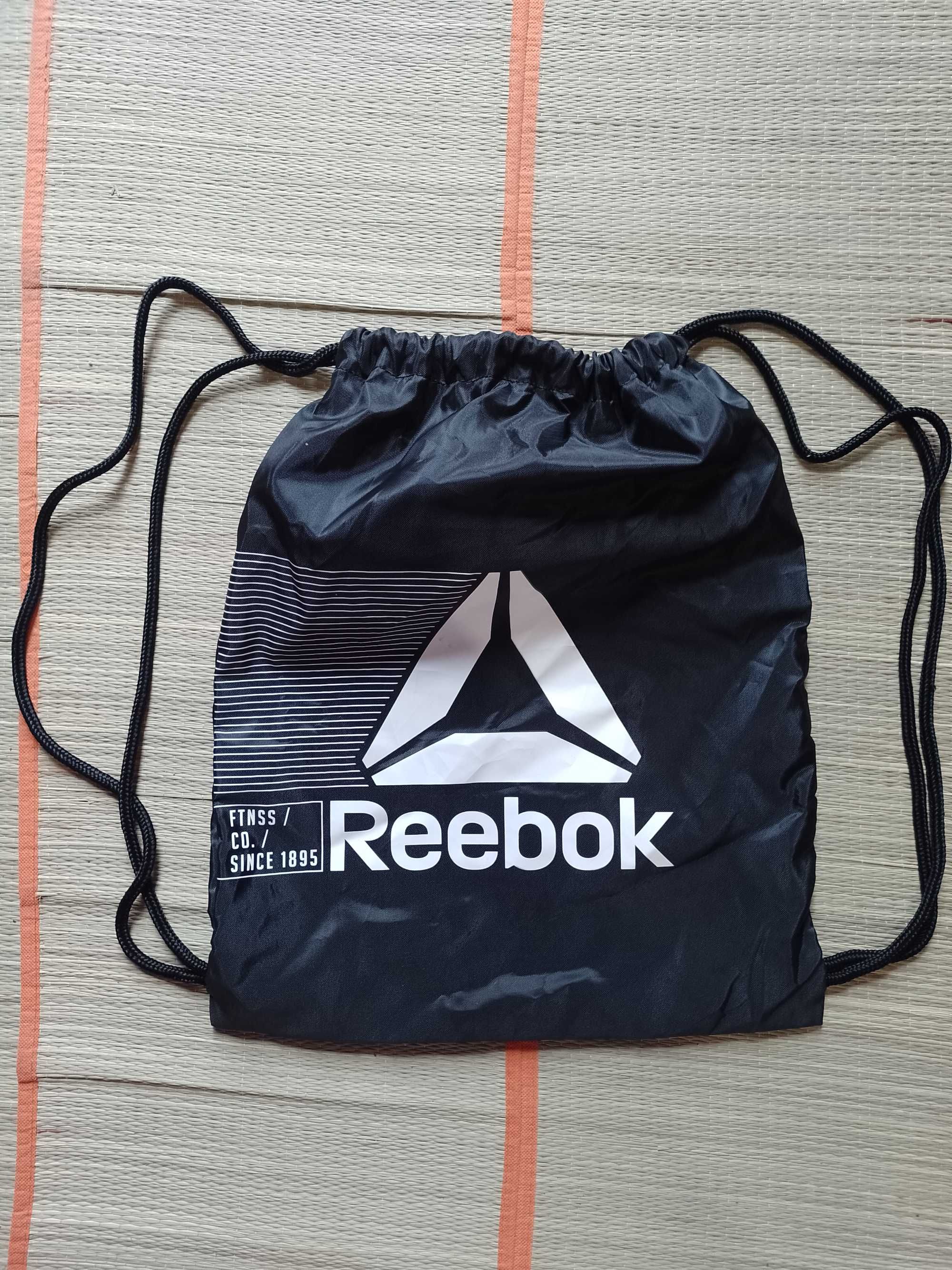 REEBOK/Czarny plecak z Londynu, Worek torebka
