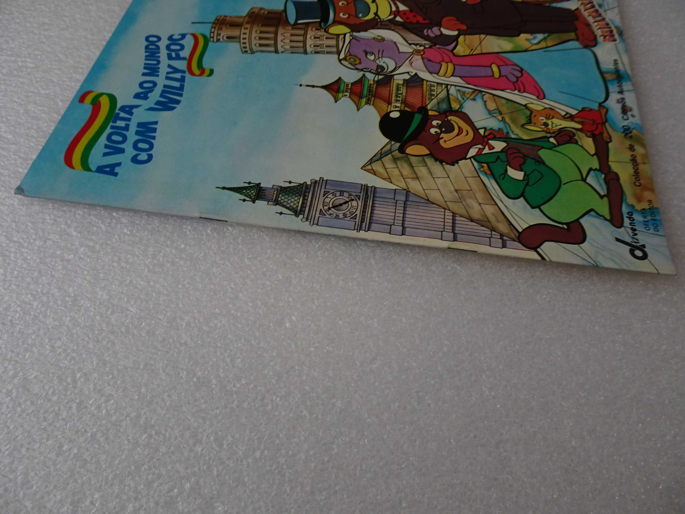 Caderneta de cromos vazia - A volta ao mundo com Willy Fog  -