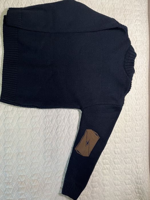 Тепла вʼязана кофта для хлопчика на 7-8 років